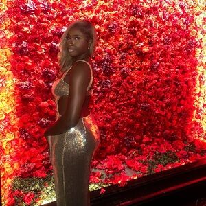 The perfect gold girl birthday dress!